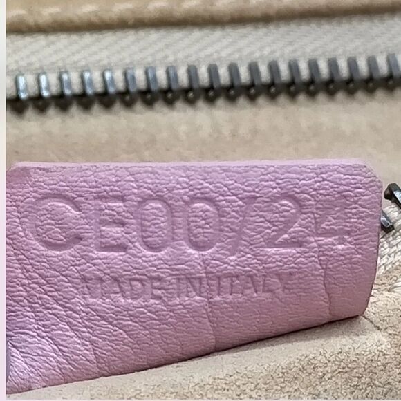 AUTHENTIC CELINE SHOULDER HAND BAG SATCHEL PINK LEATHER - Picture 9 of 12